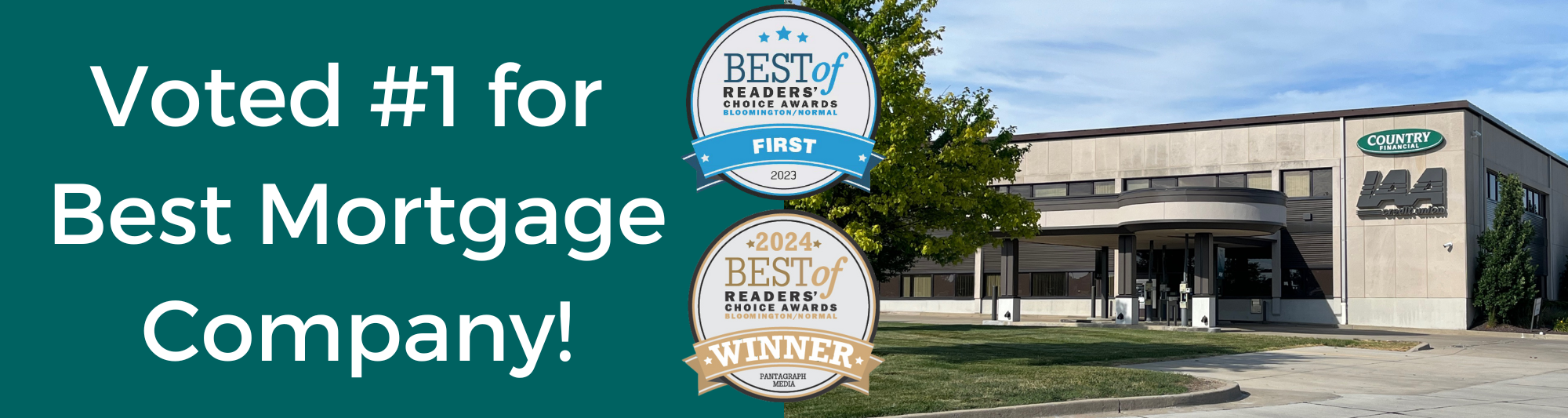 IAA Credit Union was voted #1 for Best Mortgage Company in 2023 and 2024!