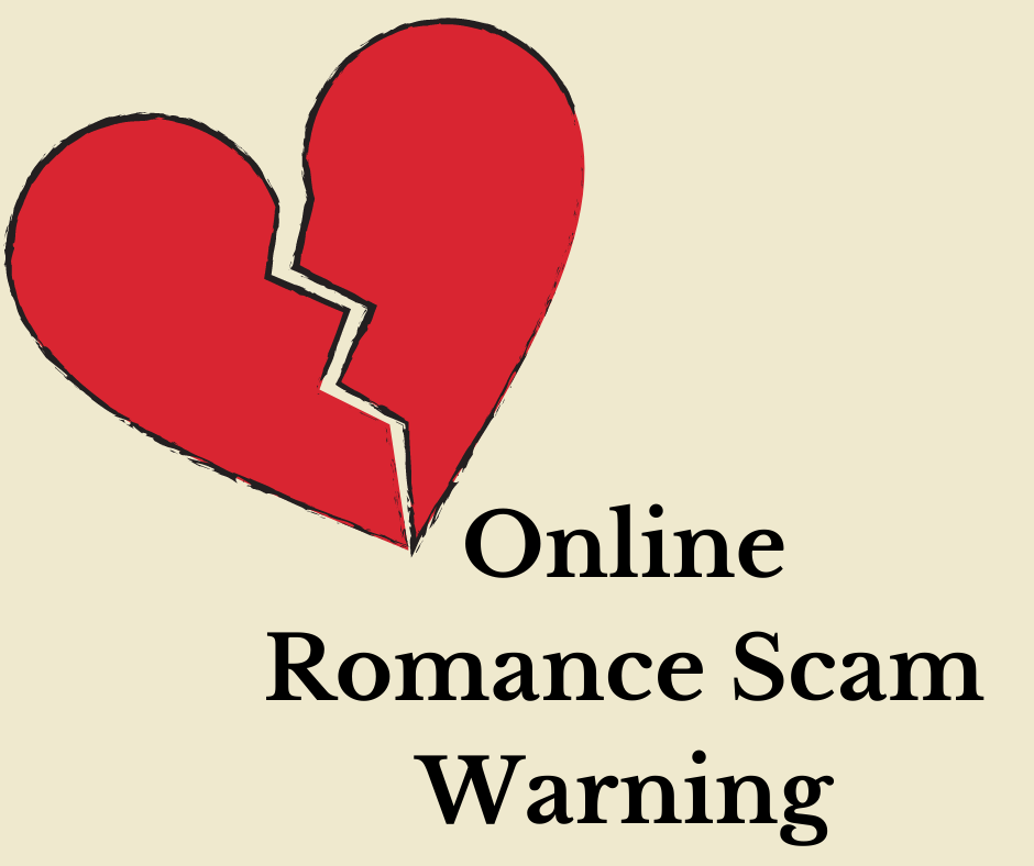 Online Romance Scam Warning