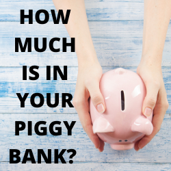 How much is in your piggy bank?