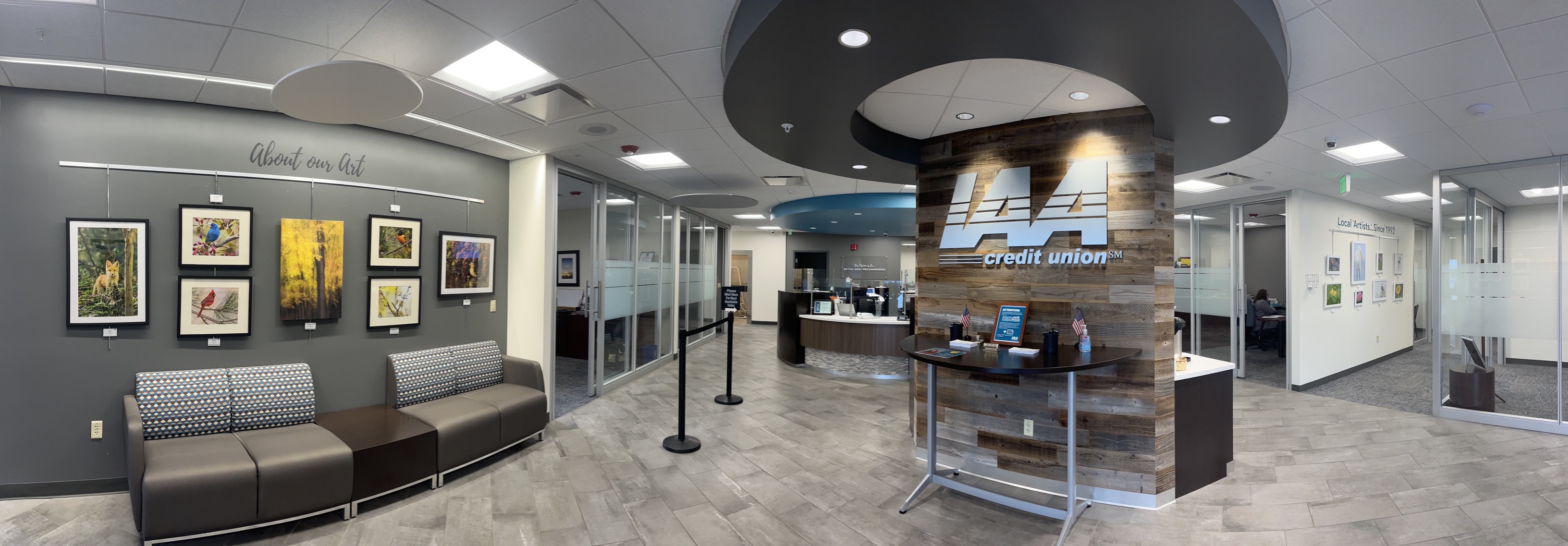 Photos by Pamela Cather in IAACU Lobby