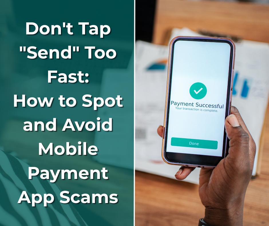 Person holding phone in hand showing a "Payment Successful" screen.
