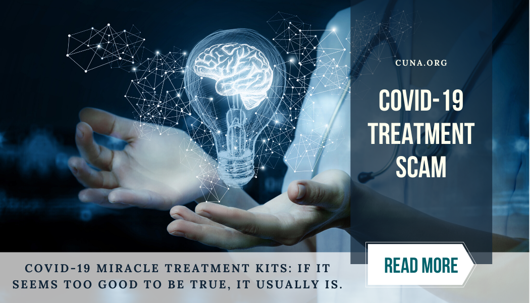 Covid-19 treatment scam. Read More
